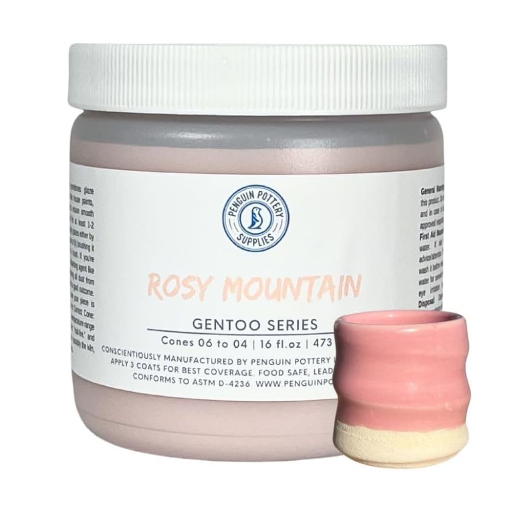 Penguin Pottery - Gentoo Series - Rosy Mountain (Pint | 16 fl.oz | 473 ml)