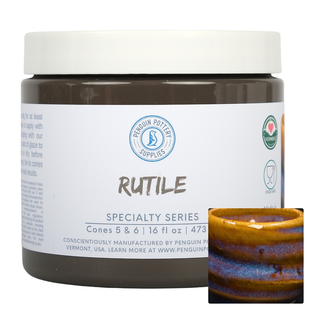 [PP-GZ-MH-259] Penguin Pottery - Specialty Series - Rutile (Pint | 16 fl.oz | 473 ml)