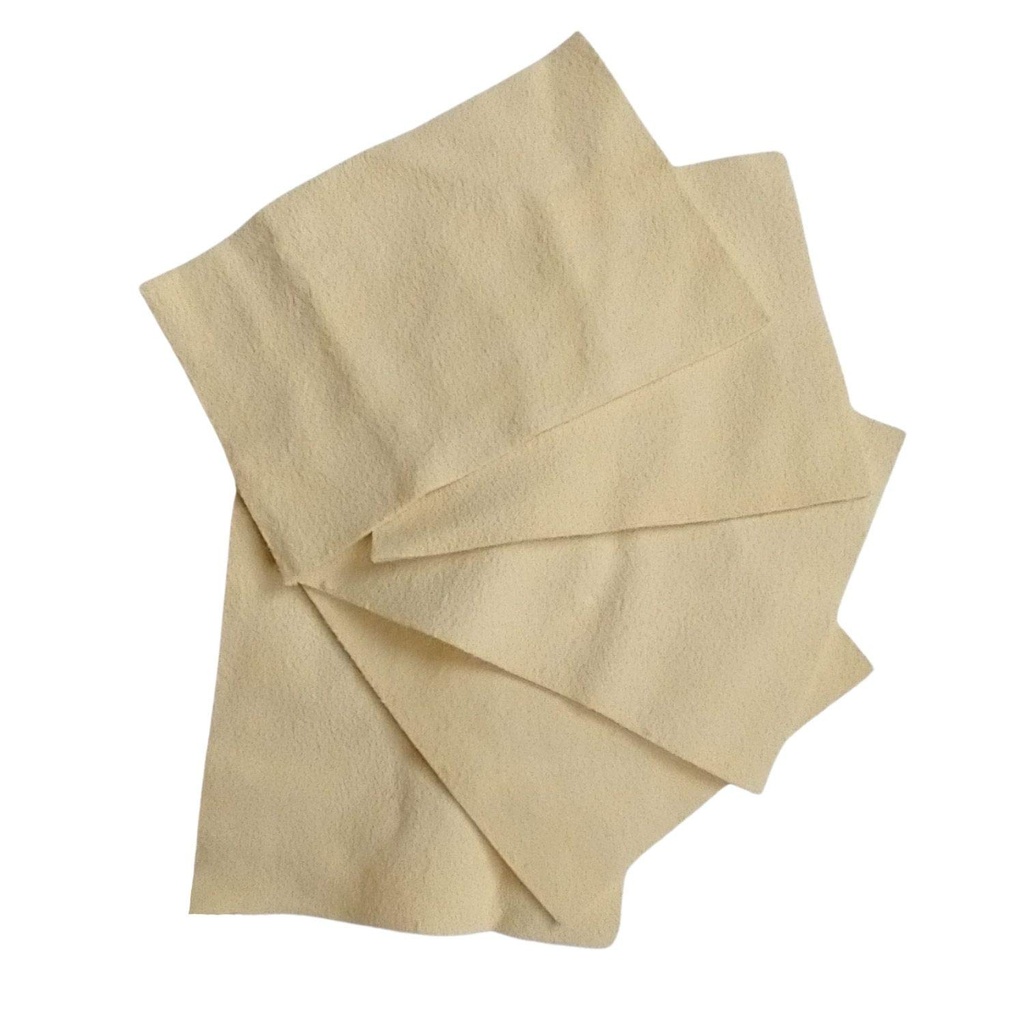[PP-TL-CHAMOIS-5] Penguin Pottery - Pre-Cut Suede Chamois for Smoothing Pot Rim - Set of 5