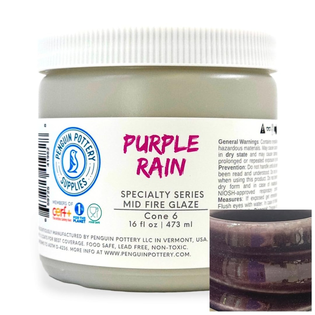 Penguin Pottery - Specialty Series - Purple rain (Pint | 16 fl.oz | 473 ml)
