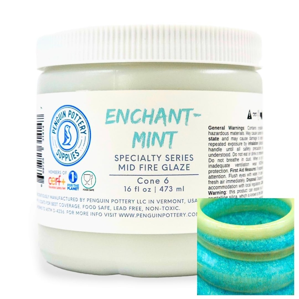 Penguin Pottery - Specialty Series - EnchantMint (Pint | 16 fl.oz | 473 ml)