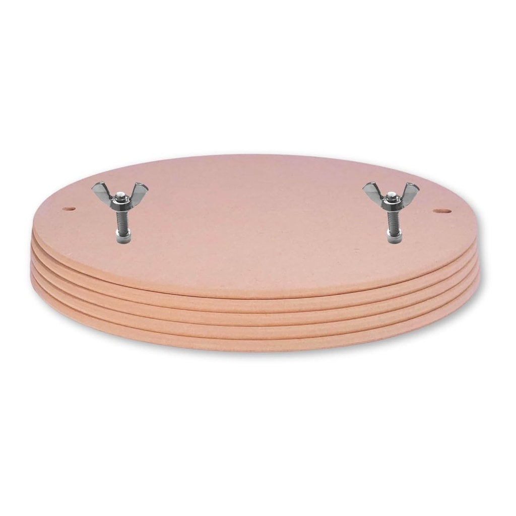 [PP-BATS-MEDEX-12-WH] Penguin Pottery - 12" Diameter Medex Bat (wholesale)