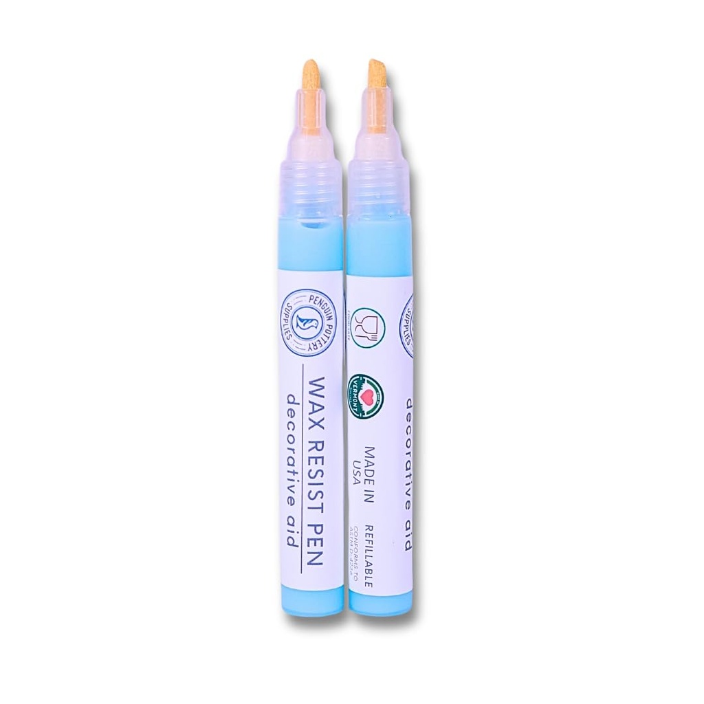 [PP-CH-WAX-PEN-SET1] Penguin Pottery - Wax Resist Pens (Set of 2)