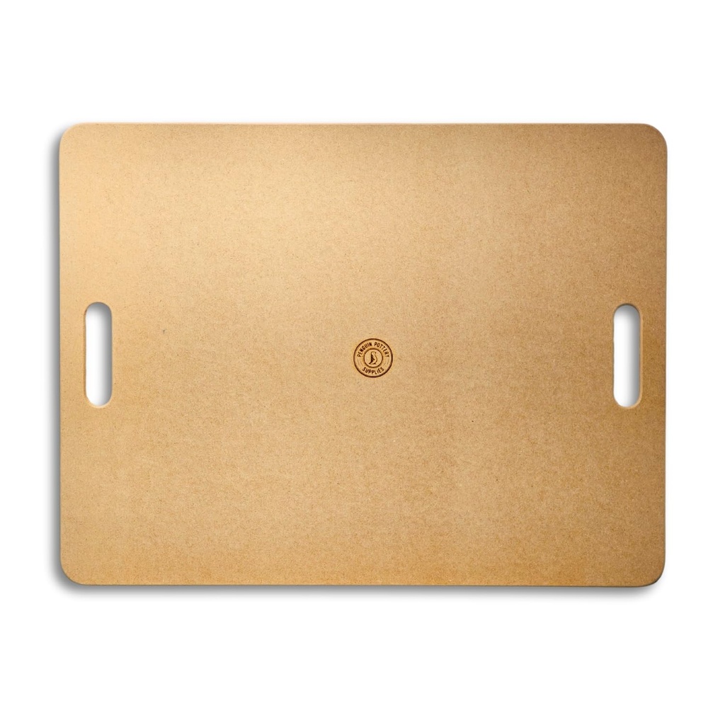 Penguin Pottery - Portable Clay Wedging Board with TWO Built-in Handles Large