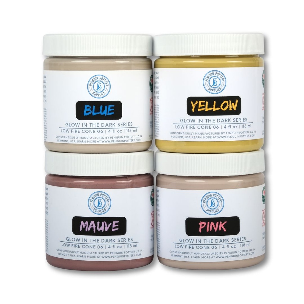 Penguin Pottery - Glow in The Dark - Set 2