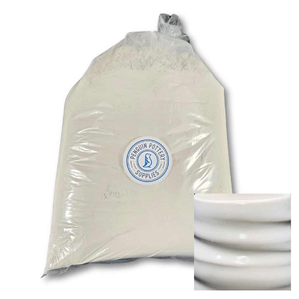 [PP-GZ-MH-261-DRY-3LB] Penguin Pottery - Opaque Series - Opaque White (3 Lbs | 1.4 kg)