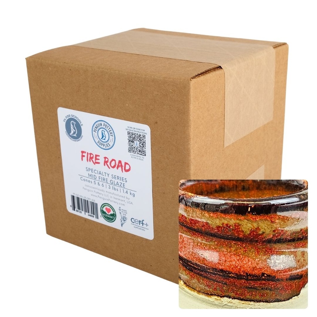 Penguin Pottery - Specialty Series - Fire Road (Dry | 3 Lbs | 1.4 kg)