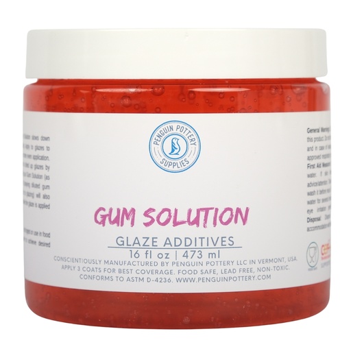 [PP-CH-GUMSOL] Penguin Pottery - CMC Gum Solution (Pint | 16 fl oz | 473 ml)