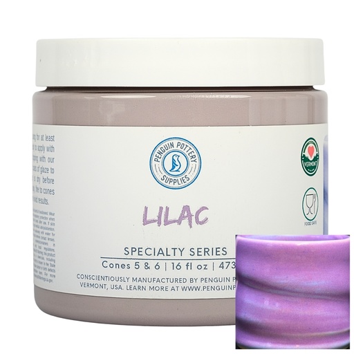 [PP-GZ-MH-301] Penguin Pottery - Opaque Series - Lilac (Pint | 16 fl.oz | 473 ml)
