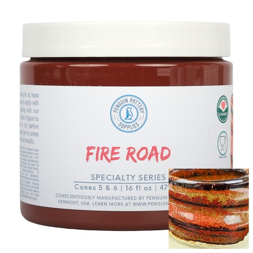 [PP-GZ-MH-311] Penguin Pottery - Specialty Series - Fire Road (Pint | 16 fl.oz | 473 ml)