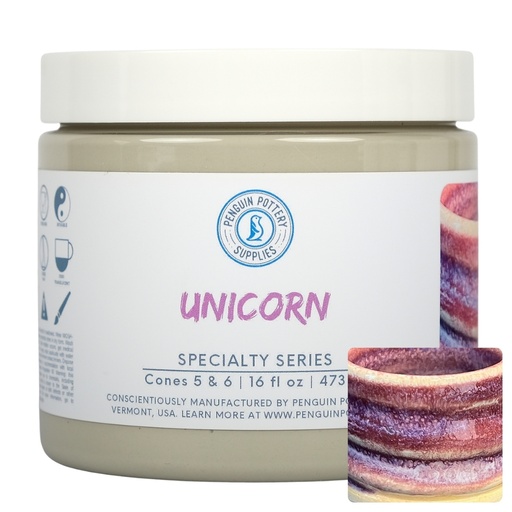 [PP-GZ-MH-339] Penguin Pottery - Specialty Series - Unicorn (Pint | 16 fl.oz | 473 ml)