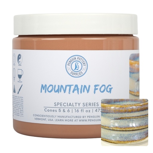 [PP-GZ-MH-341] Penguin Pottery - Specialty Series - Mountain Fog (Pint | 16 fl.oz | 473 ml)
